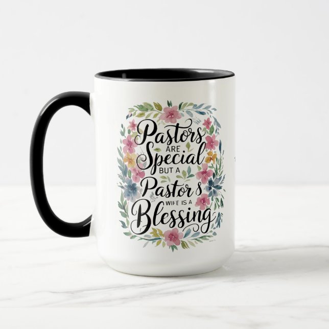 Mug ✝️ Pasteurs Femme Appréciation Cadeau Bénédiction  (Gauche)