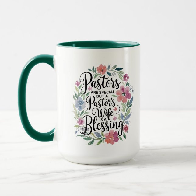 Mug ✝️ Pasteurs Femme Appréciation Cadeau Bénédiction  (Gauche)