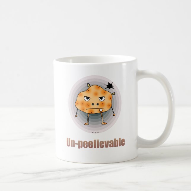 Mug Patate Furieuse Drôle – Une Art Impayable (Droite)