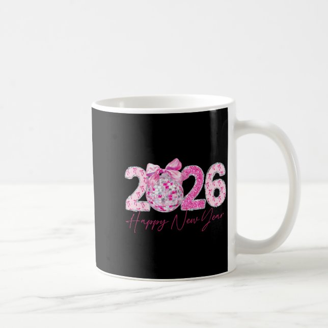 Mug Patch Arc Nouvel An 2026 Boule Disco  (Droite)