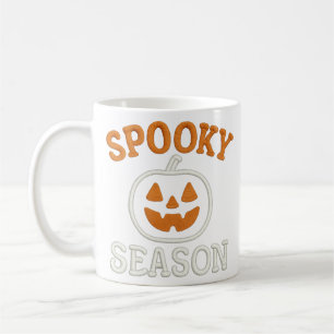 Mug Patch de citrouille Halloween de la saison effraya