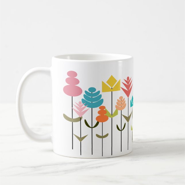 Mug Patch de fleurs (Gauche)