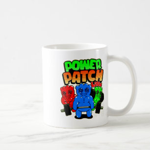 Mug Patch drôle de puissance pour la musculation de la