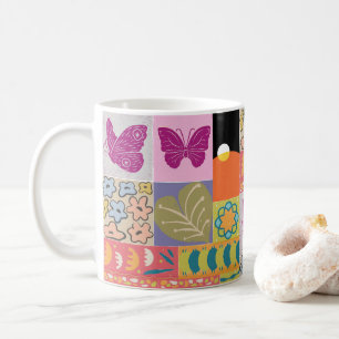 Mug Patchwork coloré CADRE vintage