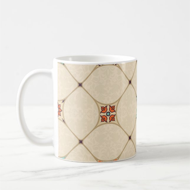 Mug Patchwork coloré Islam Tile arabe (Gauche)