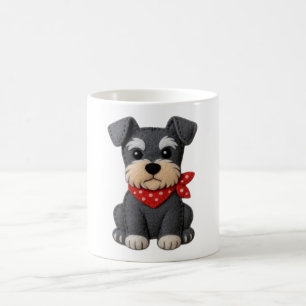 Mug Patchwork de chien Schnauzer