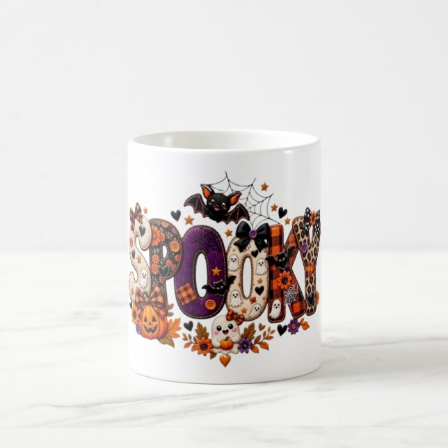Mug Patchwork Halloween Effrayant (Centre)