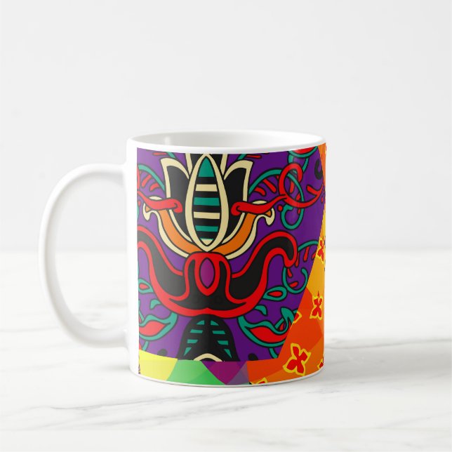 Mug Patchwork indien turc festier Mandala (Gauche)