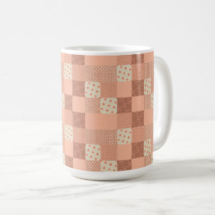 Mug Patchwork Rose Rétro
