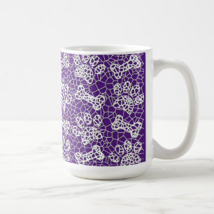 Mug Pâtes de chien et os Faux Lace Art Imprimer