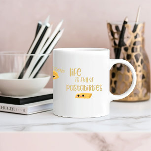 Mug Pâtes puns mignon kawaii Cadeaux pour italien