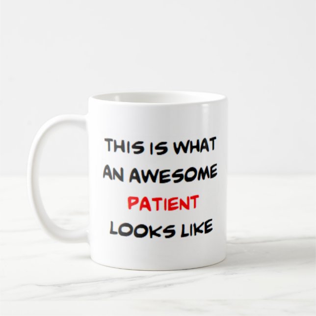Mug patient, génial (Gauche)