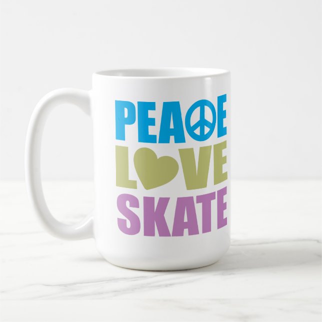 Mug Patin d'amour de paix (Gauche)