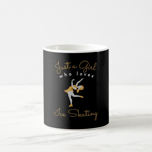 Mug Patinage artistique Juste Une Fille Patinage Sur G (Centre)