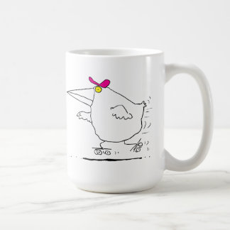Mug Patinage de rouleau d'oiseau
