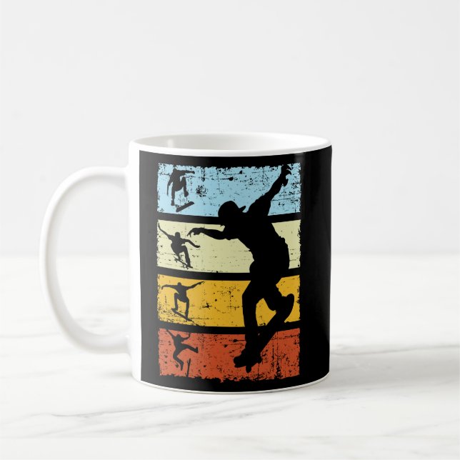 Mug Patinage vintage Skate Retro Patinage (Gauche)