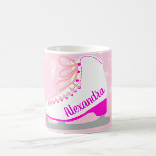 Mug Patineuse de glace à patinage artistique rose pers