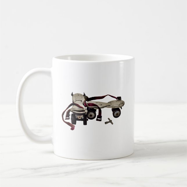 Mug Patins à rouleaux métalliques avec clé (Gauche)