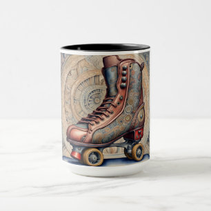 Mug Patins à rouleaux vintages