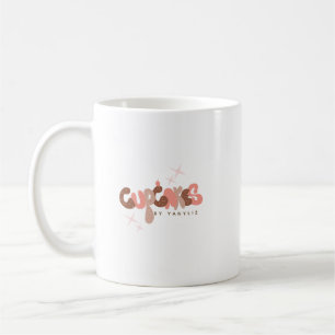 Mug Pâtisserie  Cupcake Lettre Manuscrite  Entreprise 