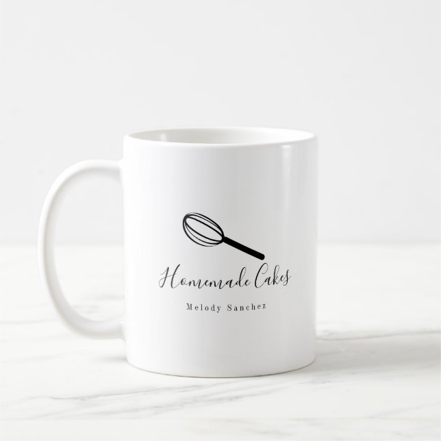 Mug Pâtisserie Gâteaux Maison Biscuits Fouet Dessiné à (Gauche)