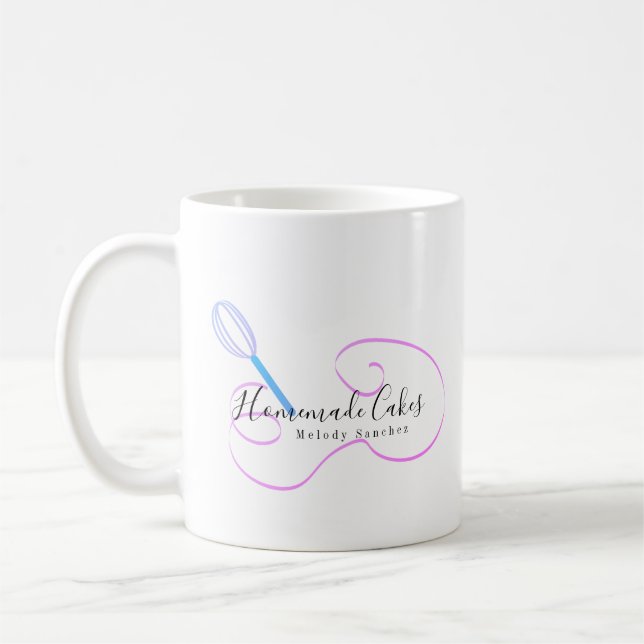 Mug Pâtisserie Gâteaux Maison Biscuits Fouet Dessiné R (Gauche)