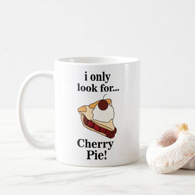 Mug Pâtissier de tarte aux cerises (Avec donut)