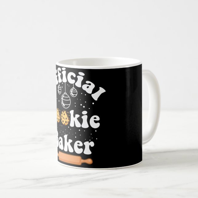 Mug Pâtissier officiel pour les amoureux des cookies d (Devant droit)