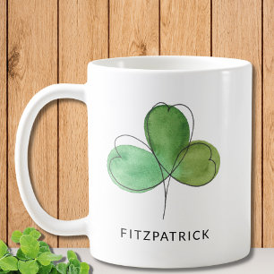 Mug Patrimoine irlandais shamrock