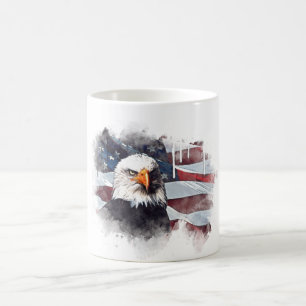 Mug *~* Patriot USA Eagle drapeau américain