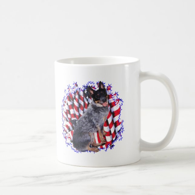 Mug Patriote australien de chien de bétail (Droite)