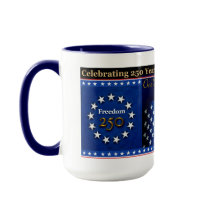 Mug Patriote de la Célébration des 250 ans d'Améri