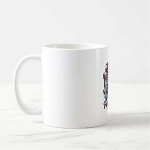 Mug Patriotique 1776 Hors Route Crâne Monster Truck Lo