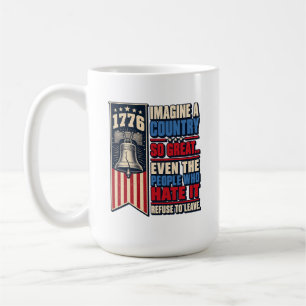 Mug Patriotique 1776 Imaginez Un Pays Si Grand Amériqu