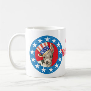 Mug Patriotique américain sans poil