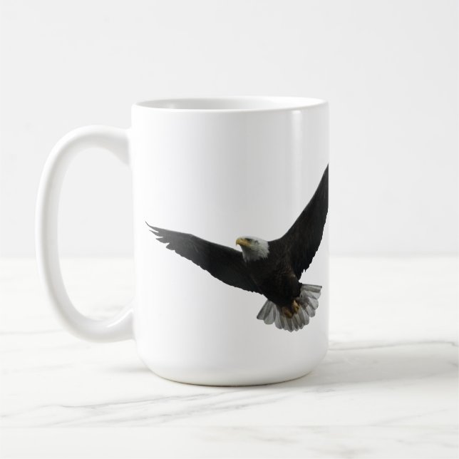 Mug Patriotique d'aigle chauve (Gauche)