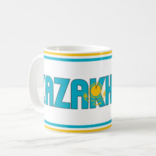 Mug Patriotique "Sippin' with Kazakhstan"