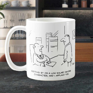 Mug Patron applaudit un employé pour avoir réussi à jo
