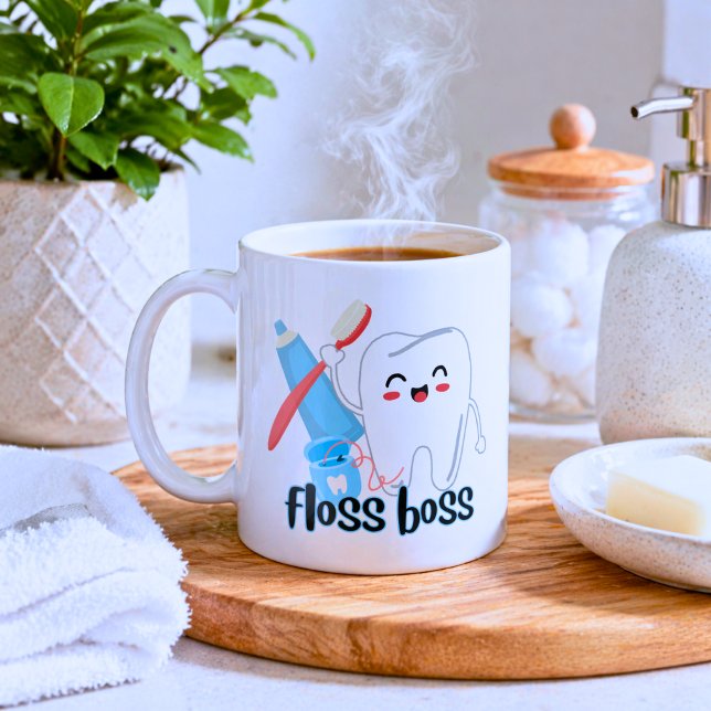 Mug Patron de Fil Dentaire Mignon (Créateur téléchargé)