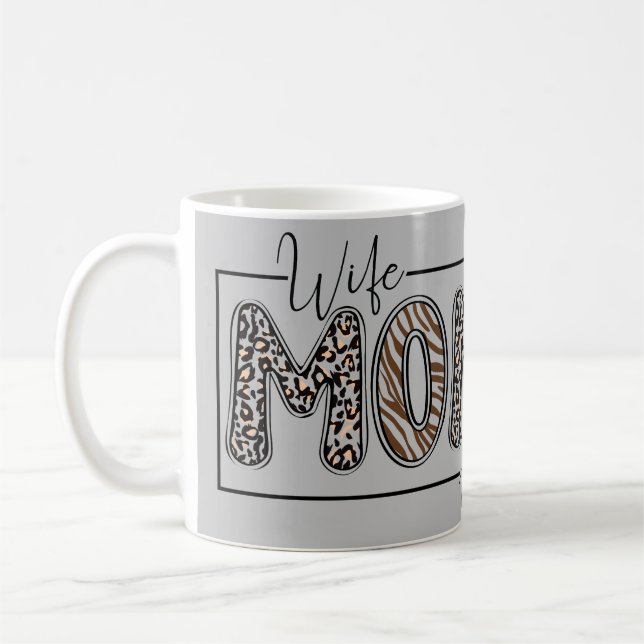 Mug Patron de la mère de femme personnalisé (Gauche)
