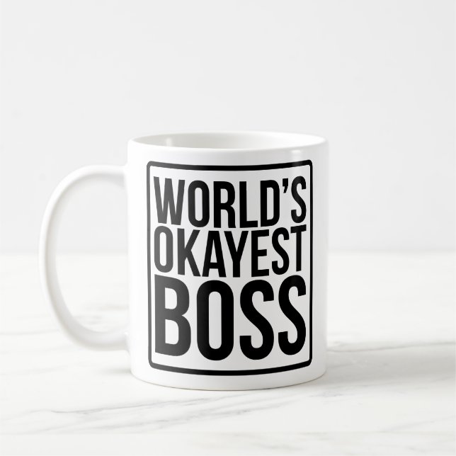 Mug Patron d'Okayest du monde (Gauche)