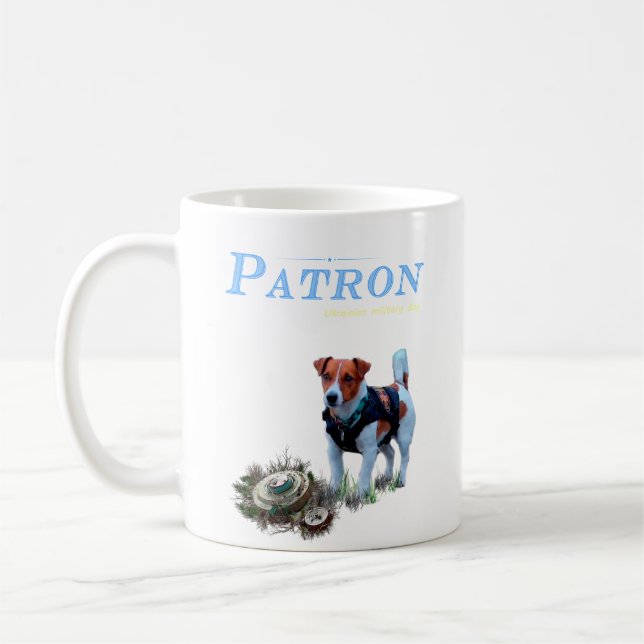 Mug Patron du chien pyrotechnique ukrainien (Gauche)