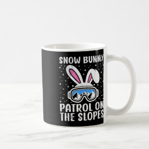 Mug Patrouille de lapin de neige de skieur sur la sécu