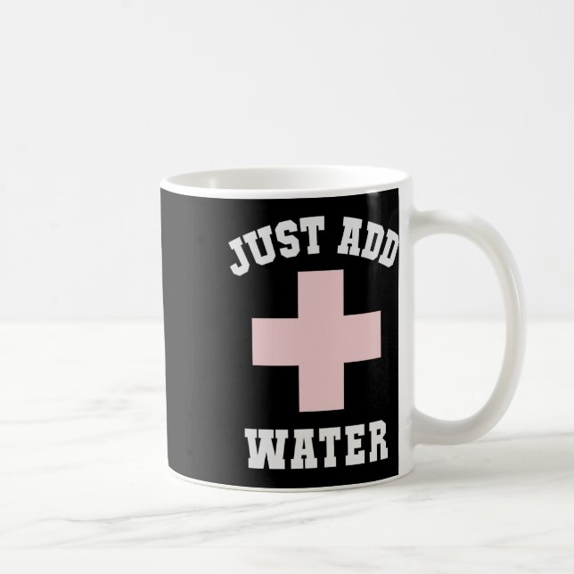 Mug Patrouille de piscine il suffit d'ajouter de l'eau (Droite)