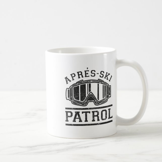 Mug Patrouille de ski Apres (Droite)
