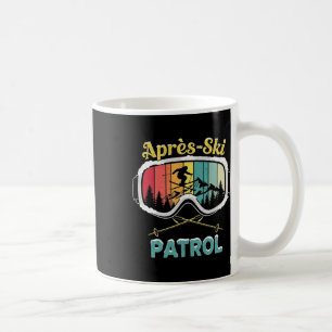 Mug Patrouille de ski après-ski Lunettes de ski Skieur