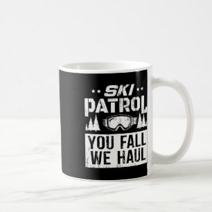 Mug Patrouille de ski - Vous tombez, nous remorquons S