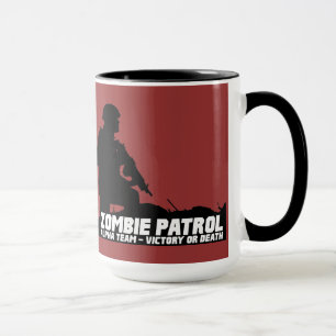 Mug Patrouille de zombi - alpha équipe, victoire ou