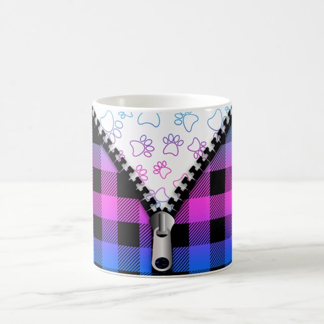 Mug Patrouilles De Chien Plaid De Buffalo (Centre)