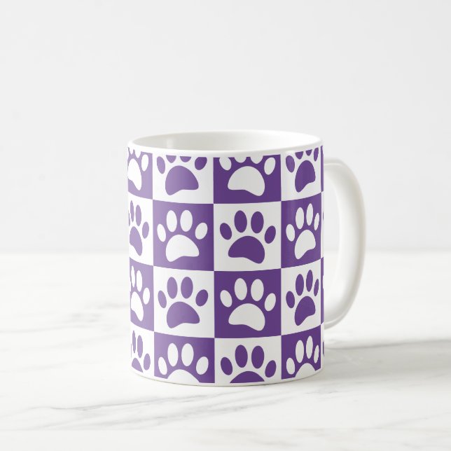 Mug Patrouilles De Chien Violet Et Blanc En Carré Pers (Devant droit)